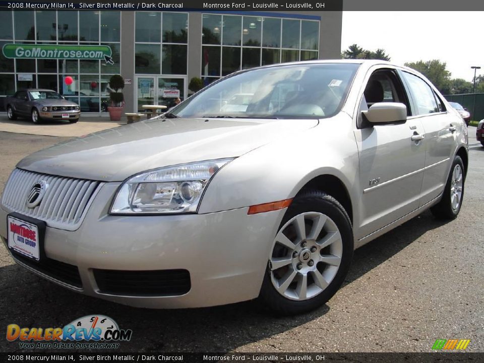 2008 Mercury Milan I4 Silver Birch Metallic / Dark Charcoal Photo #1