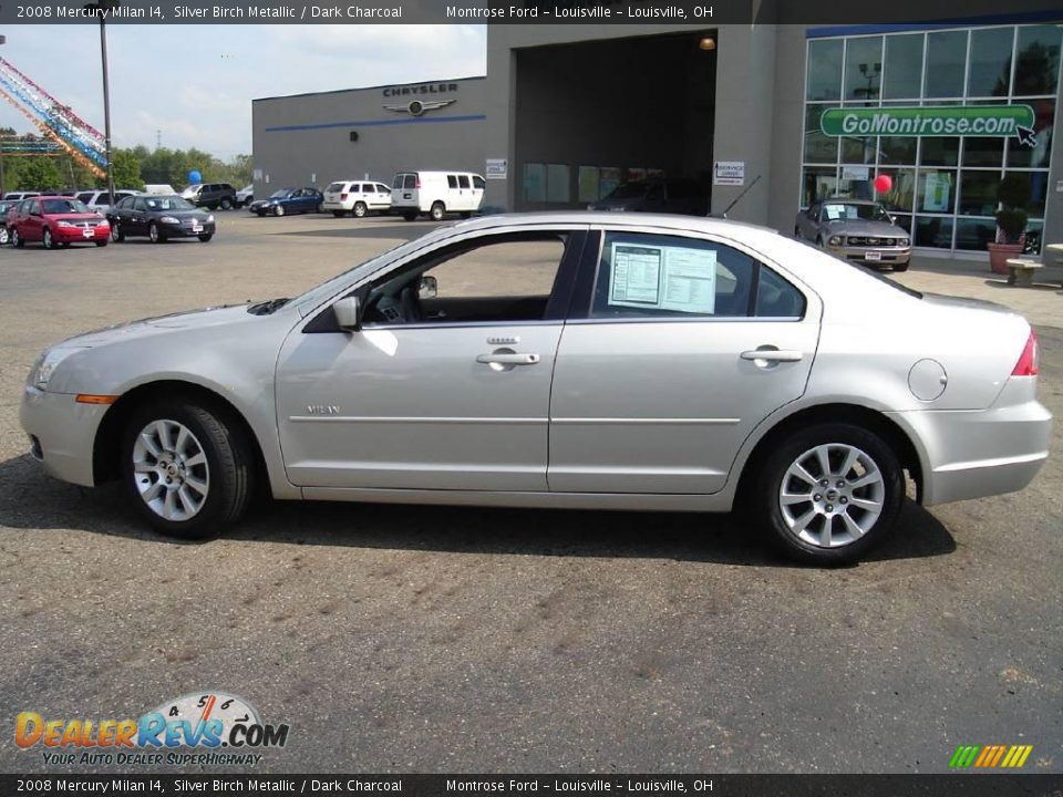 2008 Mercury Milan I4 Silver Birch Metallic / Dark Charcoal Photo #2