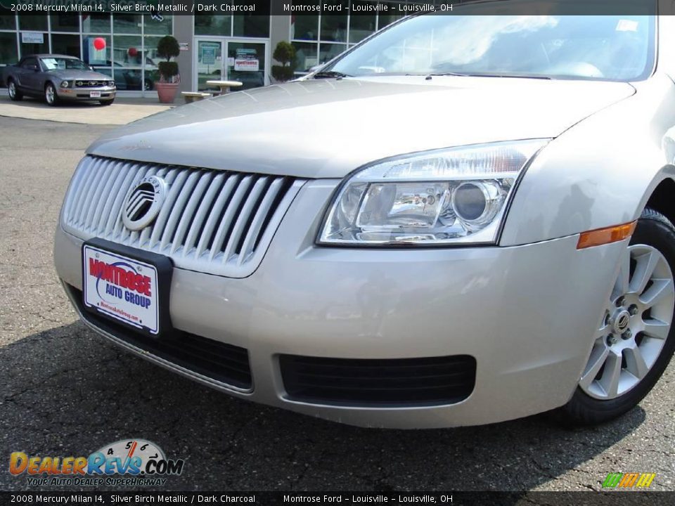 2008 Mercury Milan I4 Silver Birch Metallic / Dark Charcoal Photo #9