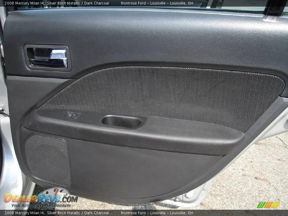 2008 Mercury Milan I4 Silver Birch Metallic / Dark Charcoal Photo #17