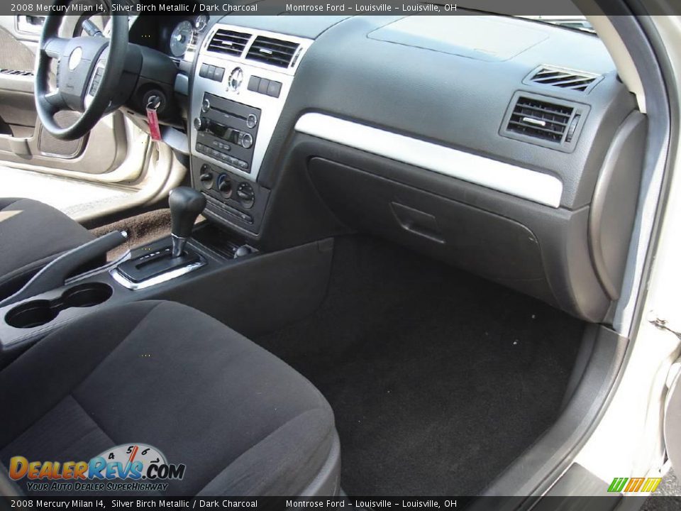 2008 Mercury Milan I4 Silver Birch Metallic / Dark Charcoal Photo #19