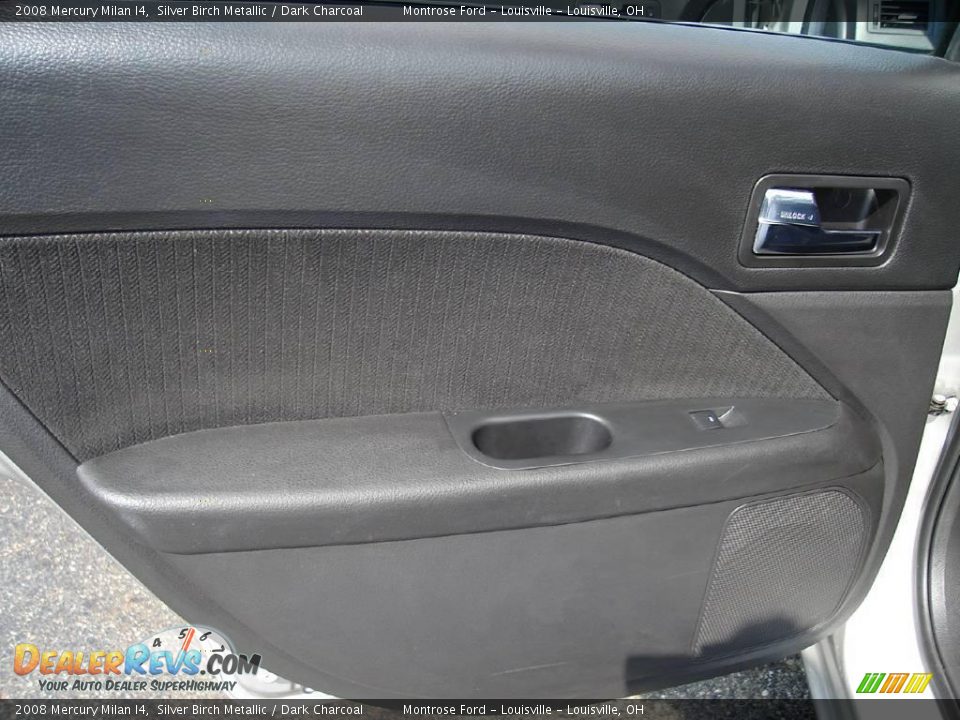2008 Mercury Milan I4 Silver Birch Metallic / Dark Charcoal Photo #20