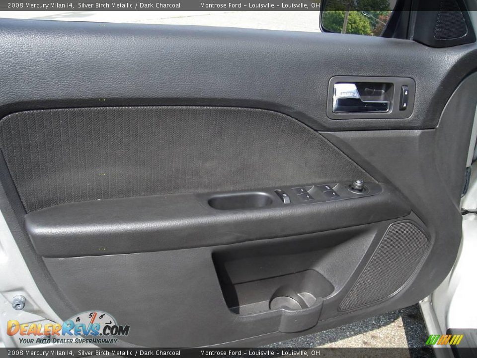 2008 Mercury Milan I4 Silver Birch Metallic / Dark Charcoal Photo #21