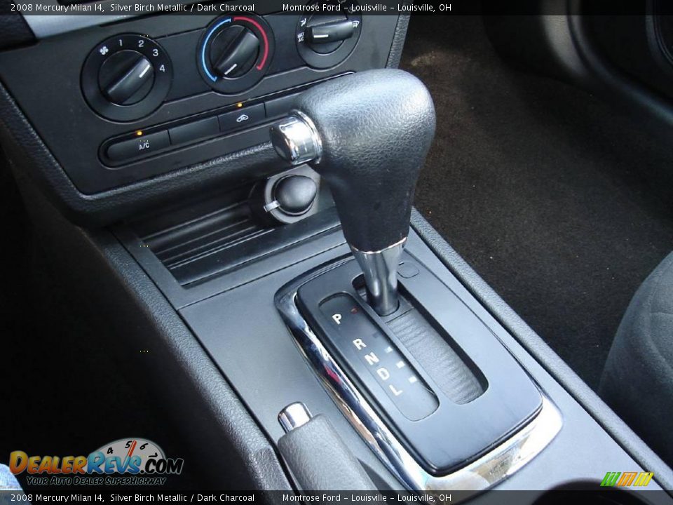 2008 Mercury Milan I4 Silver Birch Metallic / Dark Charcoal Photo #28