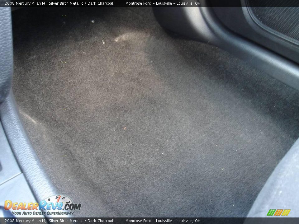 2008 Mercury Milan I4 Silver Birch Metallic / Dark Charcoal Photo #30