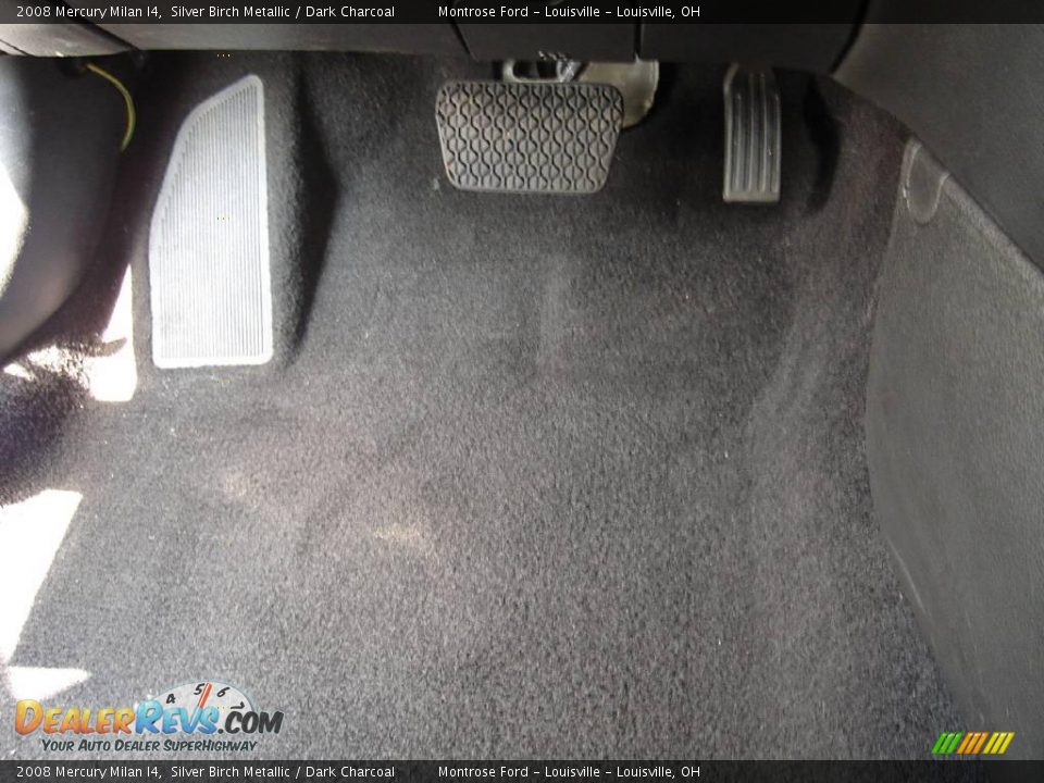 2008 Mercury Milan I4 Silver Birch Metallic / Dark Charcoal Photo #31