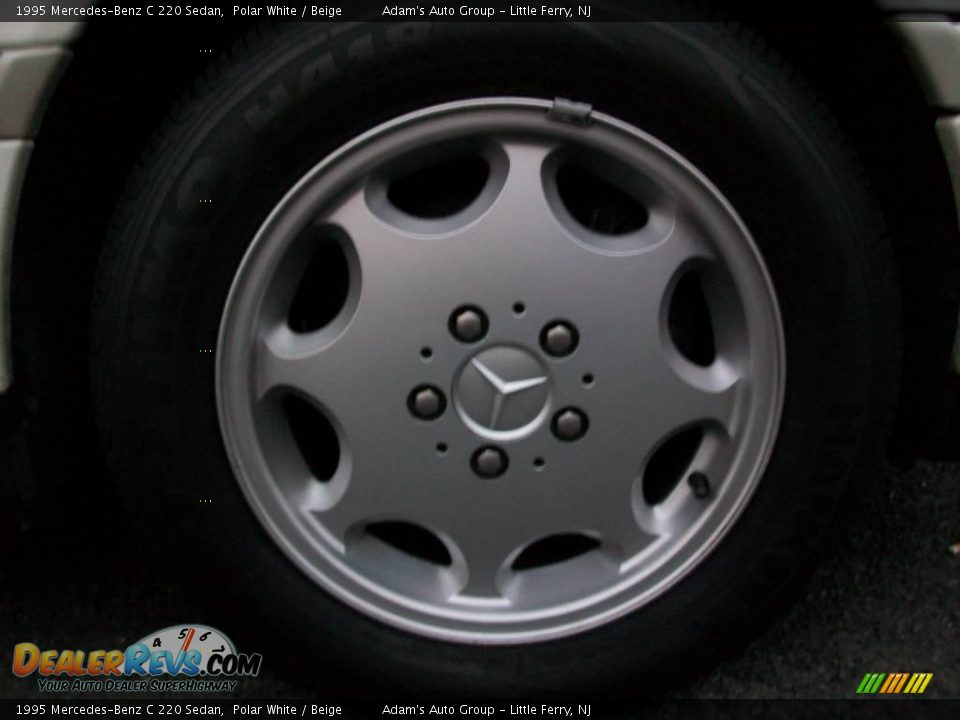 1995 Mercedes-Benz C 220 Sedan Polar White / Beige Photo #22