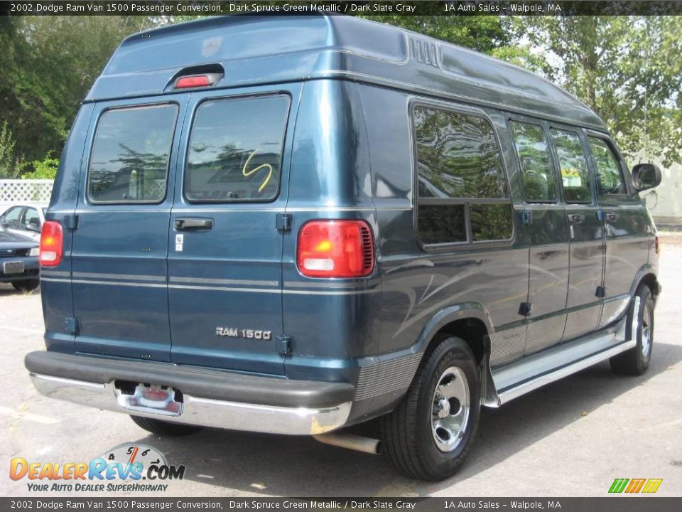 2002 Dodge Ram Van 1500 Passenger Conversion Dark Spruce Green Metallic / Dark Slate Gray Photo #2