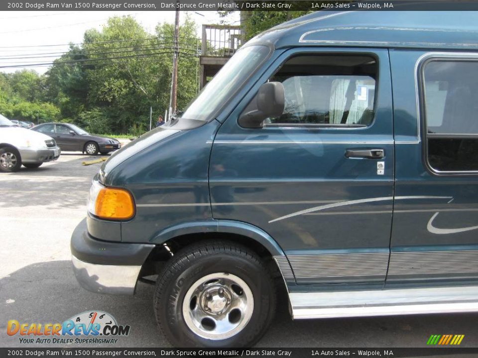 2002 Dodge Ram Van 1500 Passenger Conversion Dark Spruce Green Metallic / Dark Slate Gray Photo #9