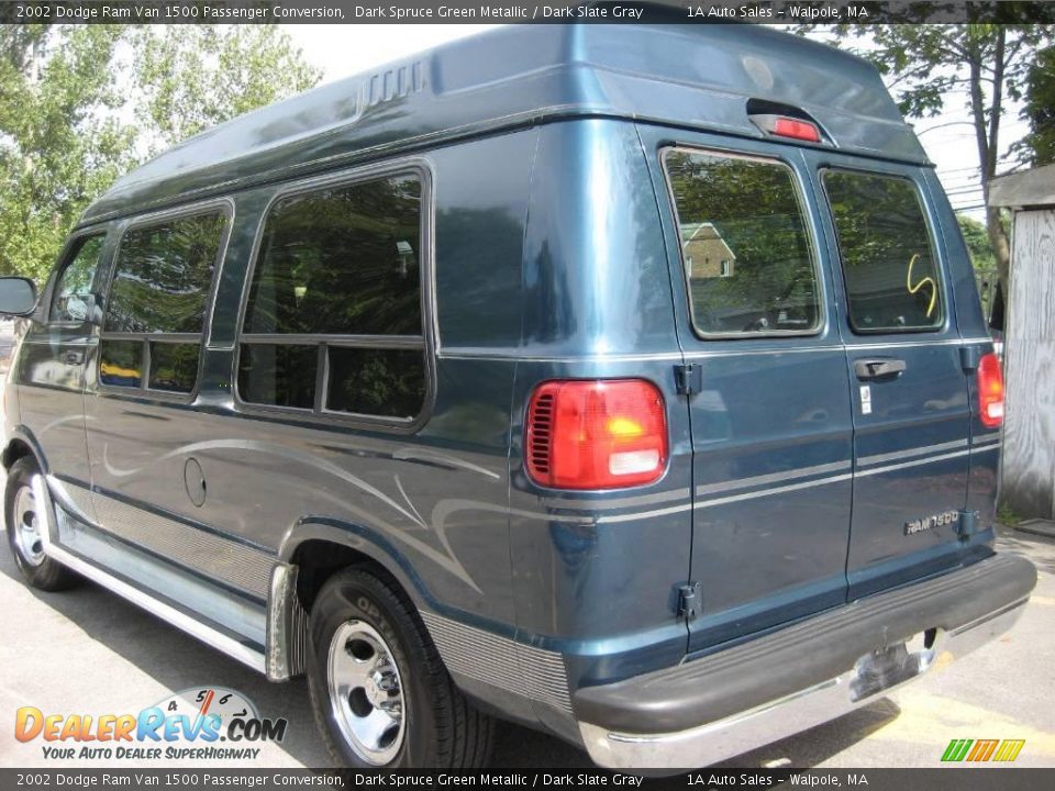 2002 Dodge Ram Van 1500 Passenger Conversion Dark Spruce Green Metallic / Dark Slate Gray Photo #12