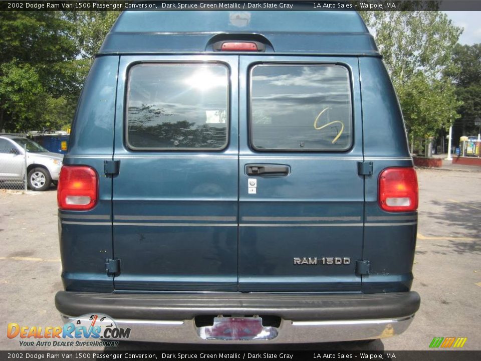 2002 Dodge Ram Van 1500 Passenger Conversion Dark Spruce Green Metallic / Dark Slate Gray Photo #13