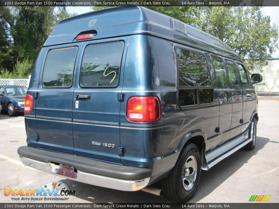 2002 Dodge Ram Van 1500 Passenger Conversion Dark Spruce Green Metallic / Dark Slate Gray Photo #14