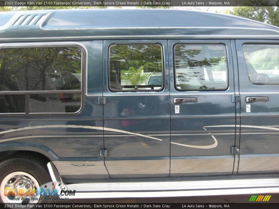 2002 Dodge Ram Van 1500 Passenger Conversion Dark Spruce Green Metallic / Dark Slate Gray Photo #16