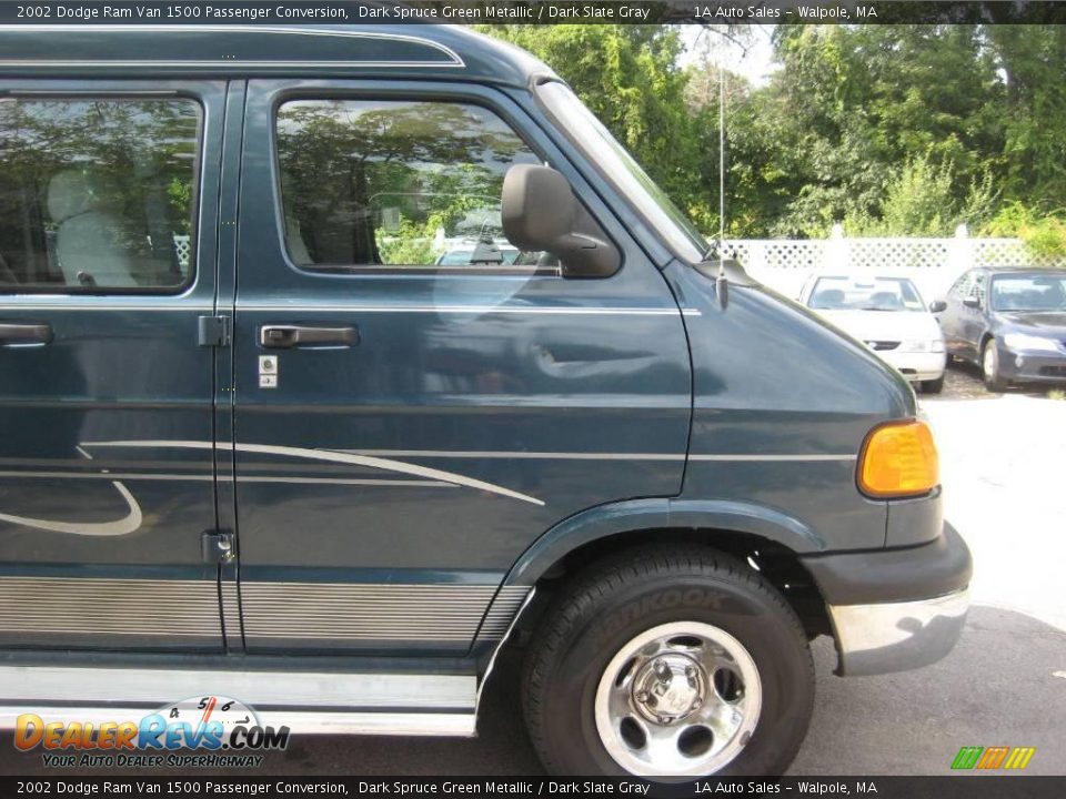 2002 Dodge Ram Van 1500 Passenger Conversion Dark Spruce Green Metallic / Dark Slate Gray Photo #17