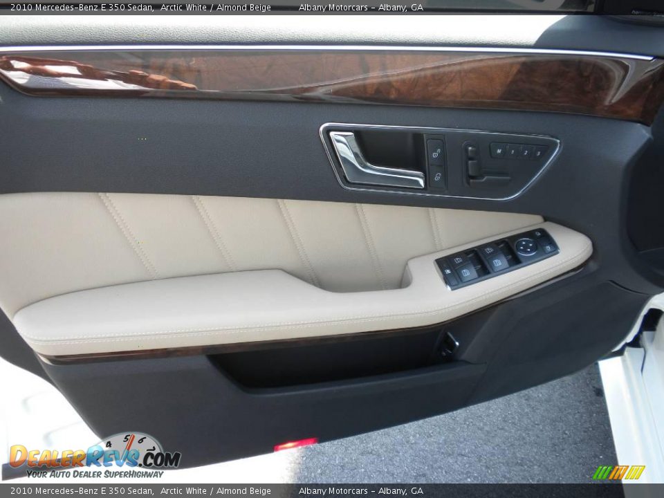 2010 Mercedes-Benz E 350 Sedan Arctic White / Almond Beige Photo #7