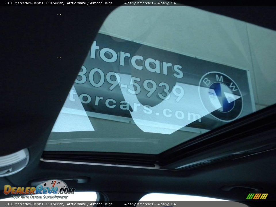 2010 Mercedes-Benz E 350 Sedan Arctic White / Almond Beige Photo #8