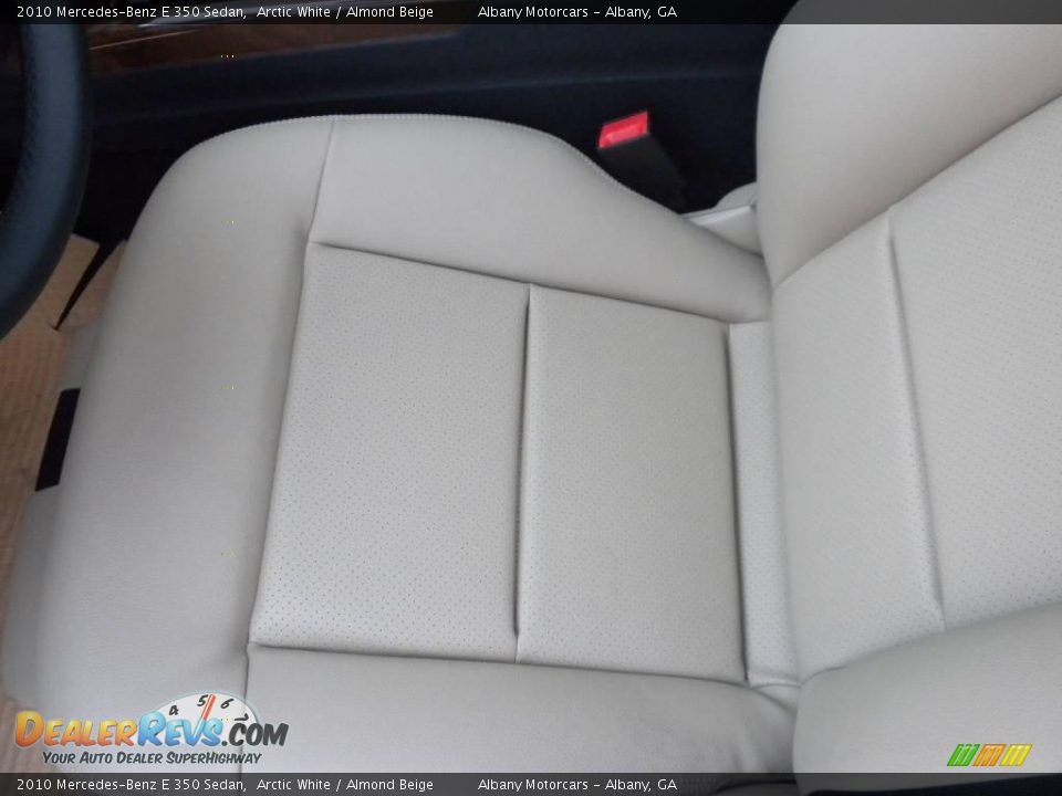 2010 Mercedes-Benz E 350 Sedan Arctic White / Almond Beige Photo #9
