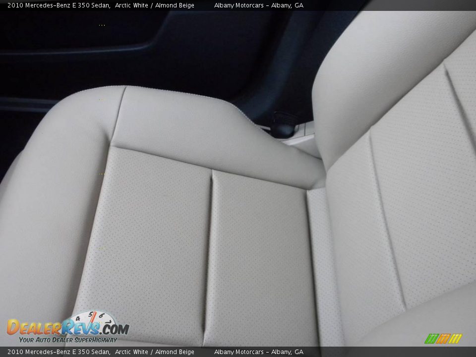2010 Mercedes-Benz E 350 Sedan Arctic White / Almond Beige Photo #10