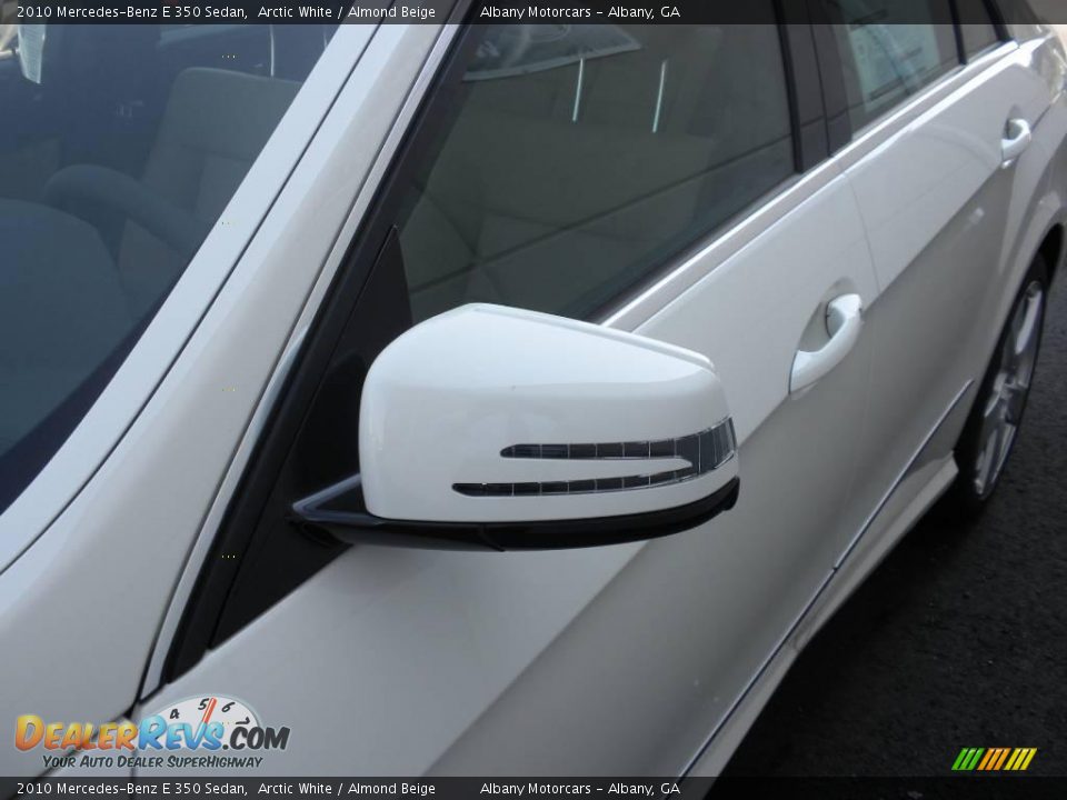 2010 Mercedes-Benz E 350 Sedan Arctic White / Almond Beige Photo #28