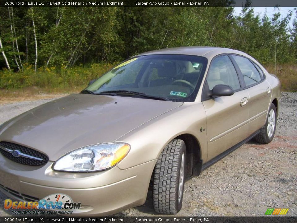 2000 Ford Taurus LX Harvest Gold Metallic / Medium Parchment Photo #1
