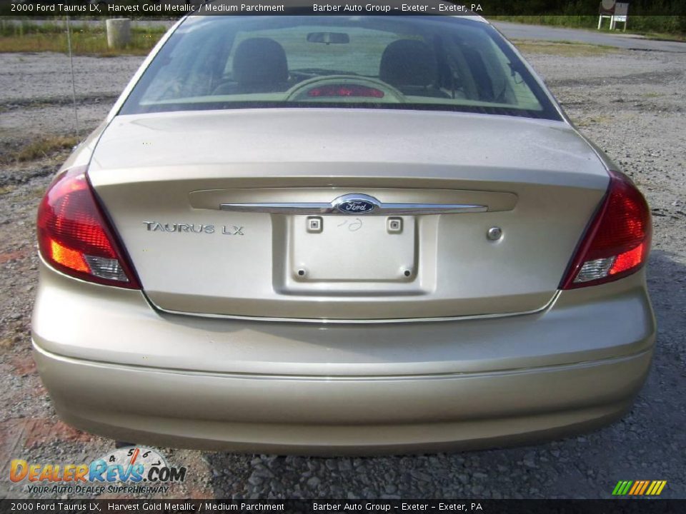 2000 Ford Taurus LX Harvest Gold Metallic / Medium Parchment Photo #6