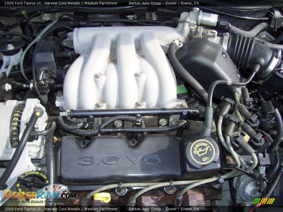 2000 Ford Taurus LX Harvest Gold Metallic / Medium Parchment Photo #11
