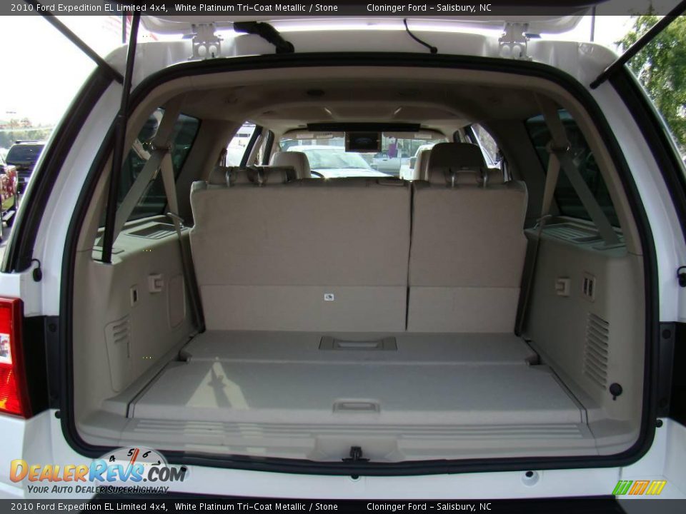 2010 Ford Expedition EL Limited 4x4 White Platinum Tri-Coat Metallic / Stone Photo #10