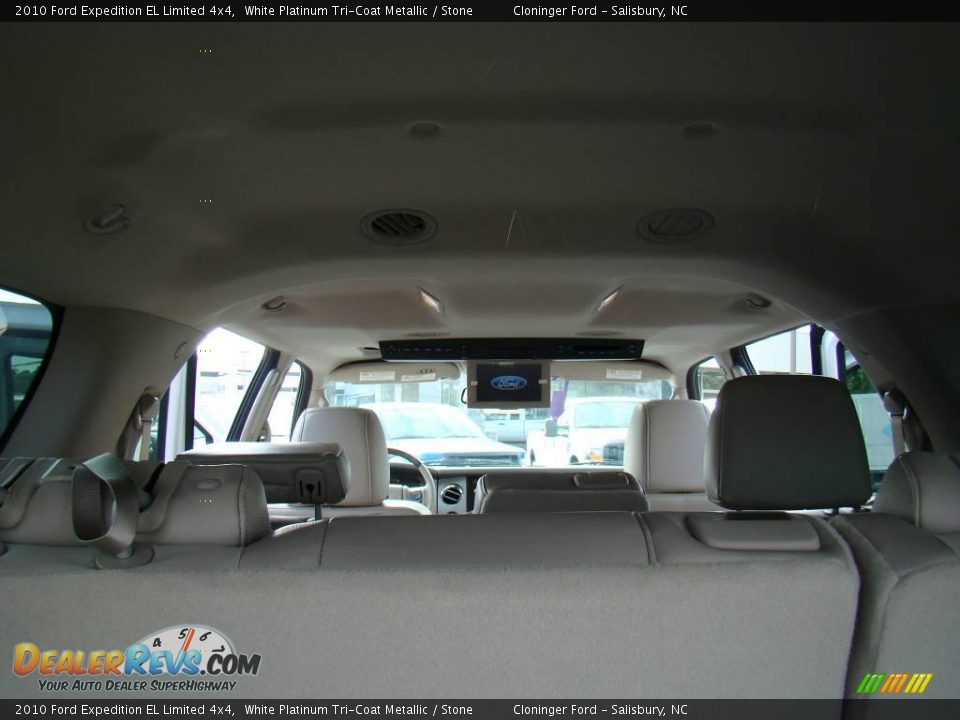 2010 Ford Expedition EL Limited 4x4 White Platinum Tri-Coat Metallic / Stone Photo #11