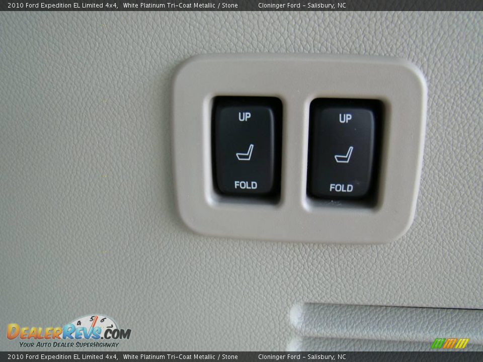 2010 Ford Expedition EL Limited 4x4 White Platinum Tri-Coat Metallic / Stone Photo #12