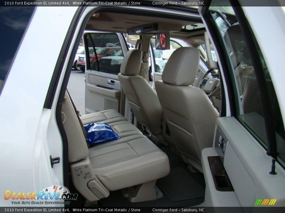2010 Ford Expedition EL Limited 4x4 White Platinum Tri-Coat Metallic / Stone Photo #14