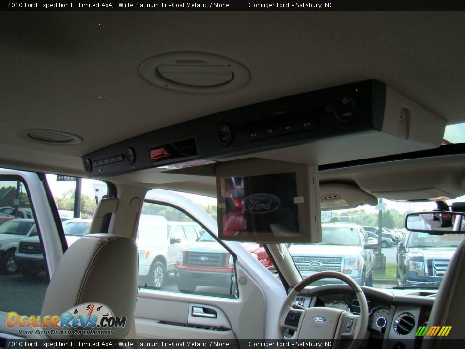 2010 Ford Expedition EL Limited 4x4 White Platinum Tri-Coat Metallic / Stone Photo #15