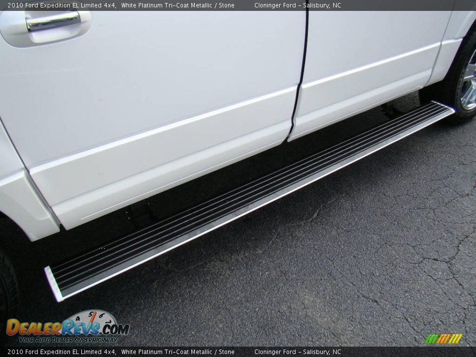 2010 Ford Expedition EL Limited 4x4 White Platinum Tri-Coat Metallic / Stone Photo #19