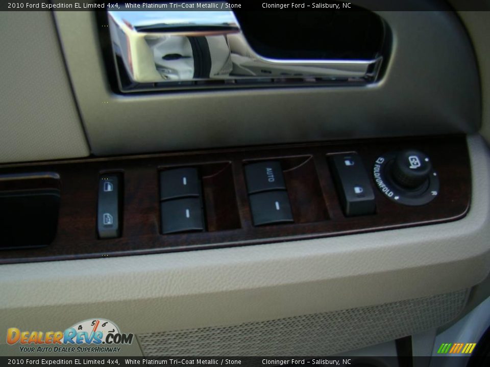 2010 Ford Expedition EL Limited 4x4 White Platinum Tri-Coat Metallic / Stone Photo #22