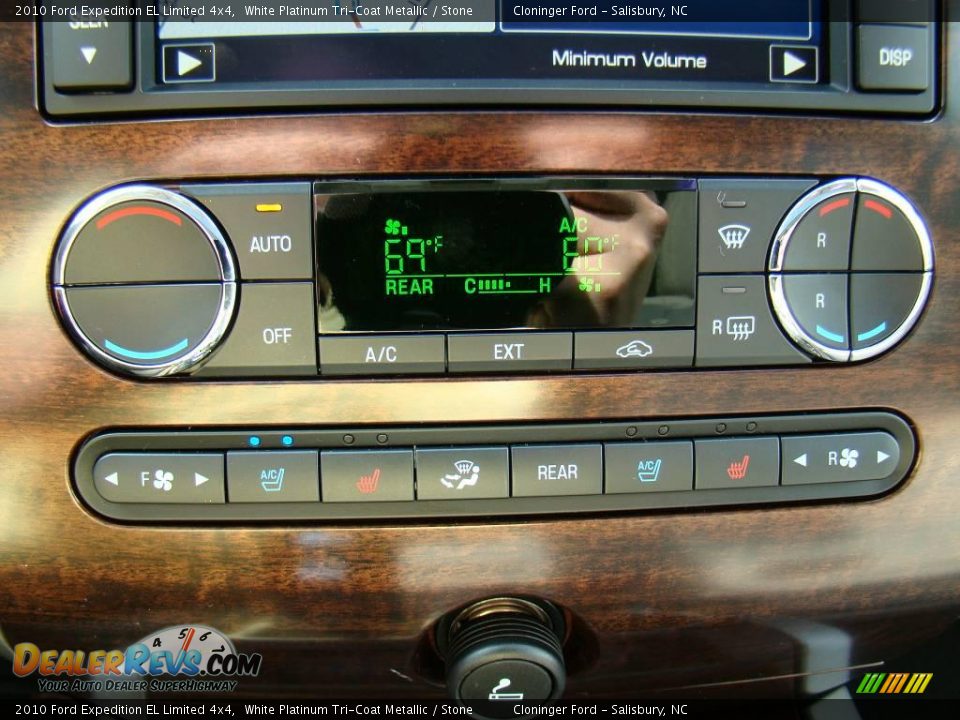 2010 Ford Expedition EL Limited 4x4 White Platinum Tri-Coat Metallic / Stone Photo #28