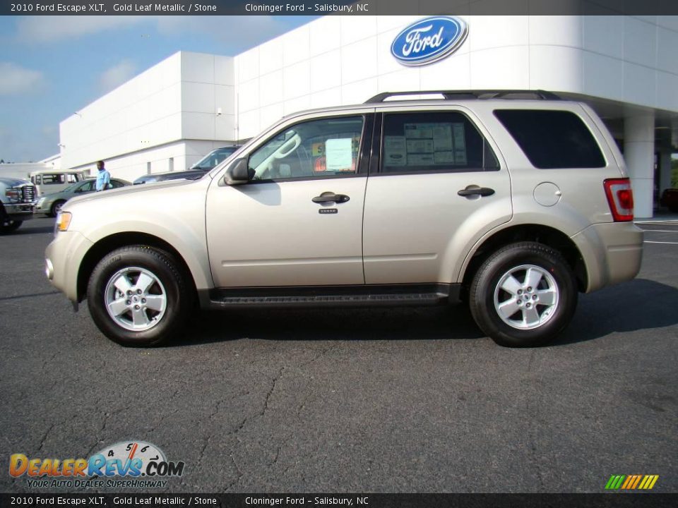 2010 Ford Escape XLT Gold Leaf Metallic / Stone Photo #5