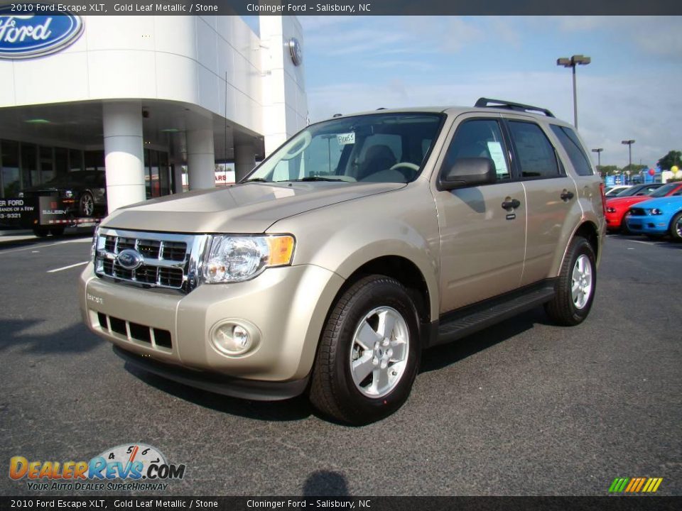2010 Ford Escape XLT Gold Leaf Metallic / Stone Photo #6
