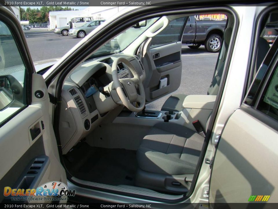 2010 Ford Escape XLT Gold Leaf Metallic / Stone Photo #8