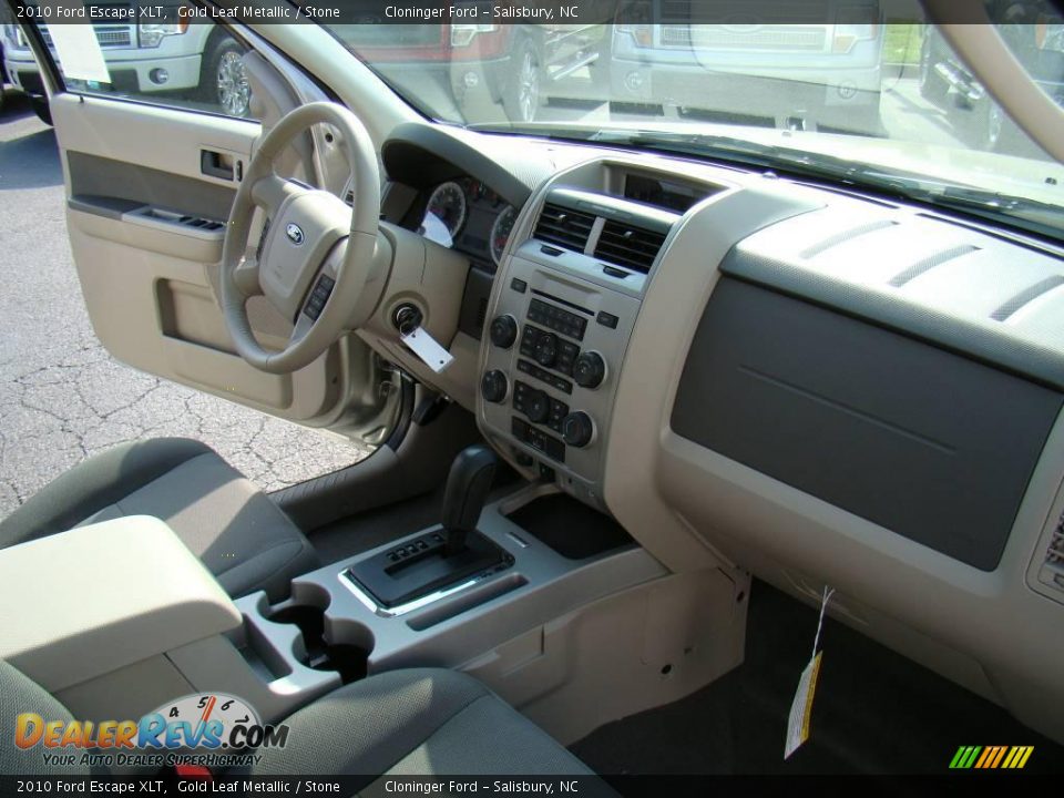 2010 Ford Escape XLT Gold Leaf Metallic / Stone Photo #13