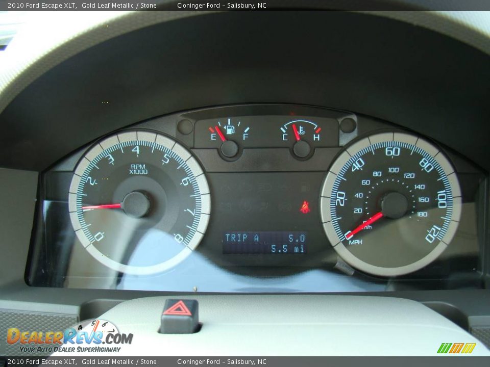2010 Ford Escape XLT Gold Leaf Metallic / Stone Photo #21