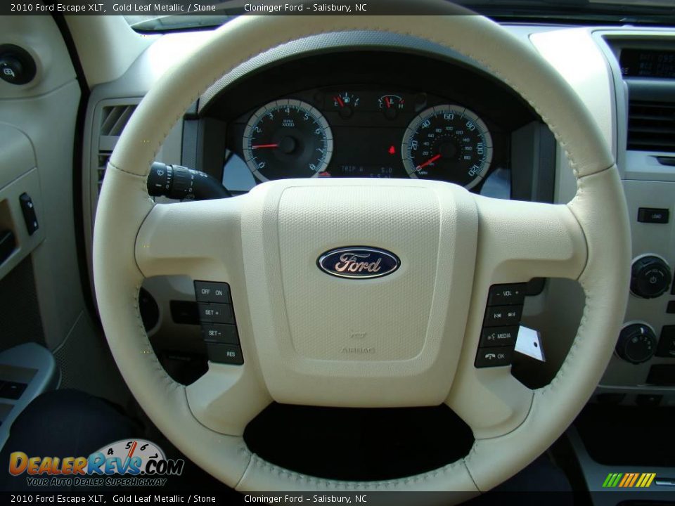 2010 Ford Escape XLT Gold Leaf Metallic / Stone Photo #22