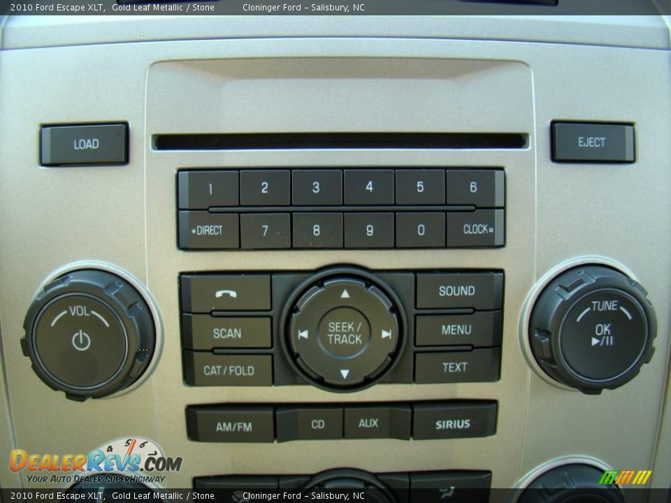 2010 Ford Escape XLT Gold Leaf Metallic / Stone Photo #24
