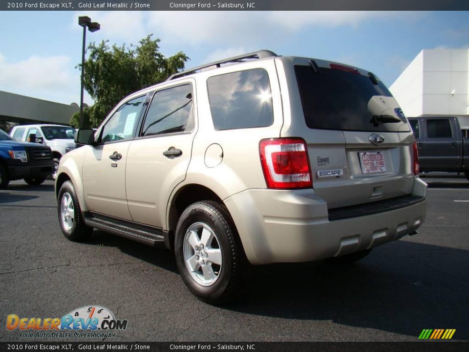 2010 Ford Escape XLT Gold Leaf Metallic / Stone Photo #31