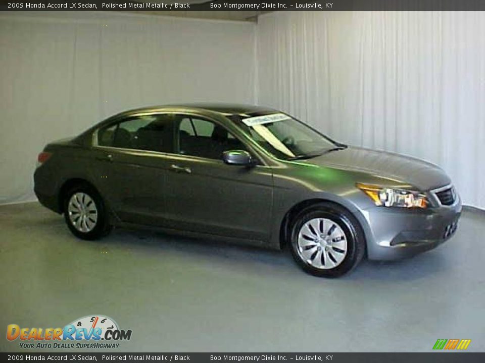 2009 Honda Accord LX Sedan Polished Metal Metallic / Black Photo #1
