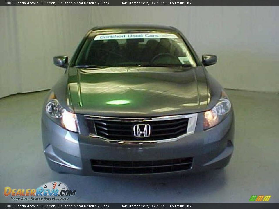 2009 Honda Accord LX Sedan Polished Metal Metallic / Black Photo #2