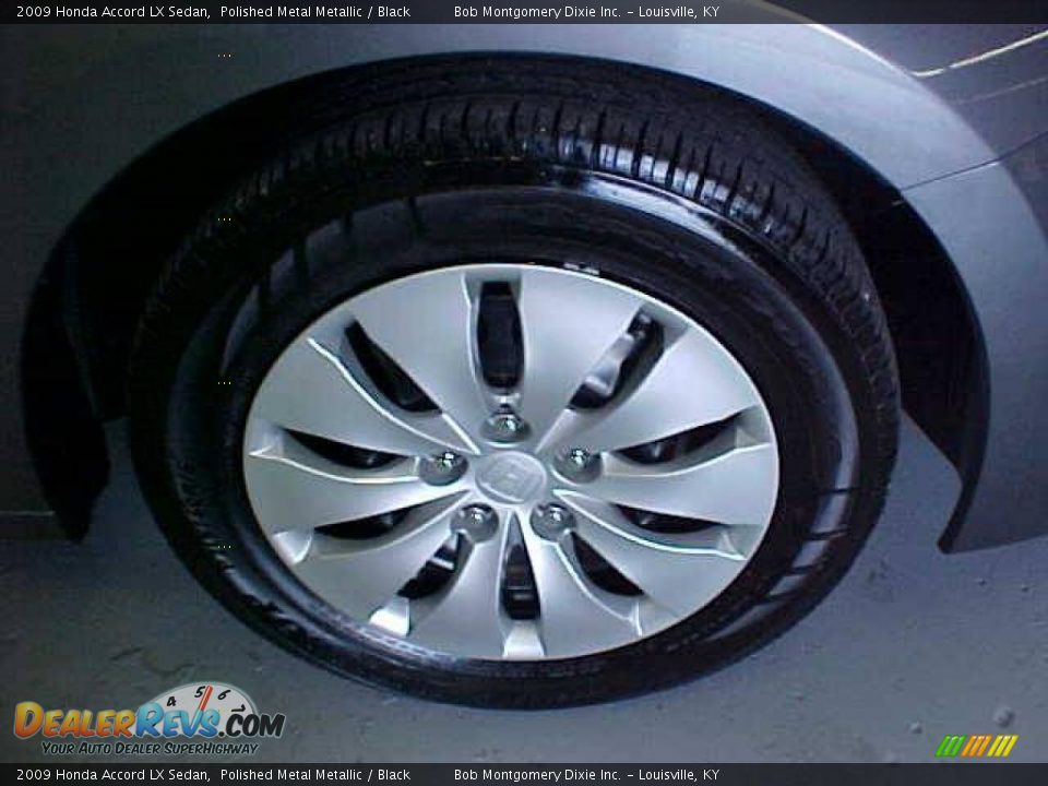 2009 Honda Accord LX Sedan Polished Metal Metallic / Black Photo #5
