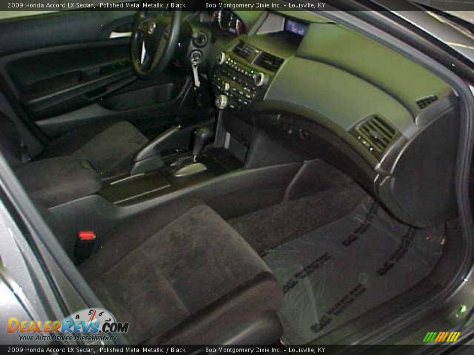 2009 Honda Accord LX Sedan Polished Metal Metallic / Black Photo #6