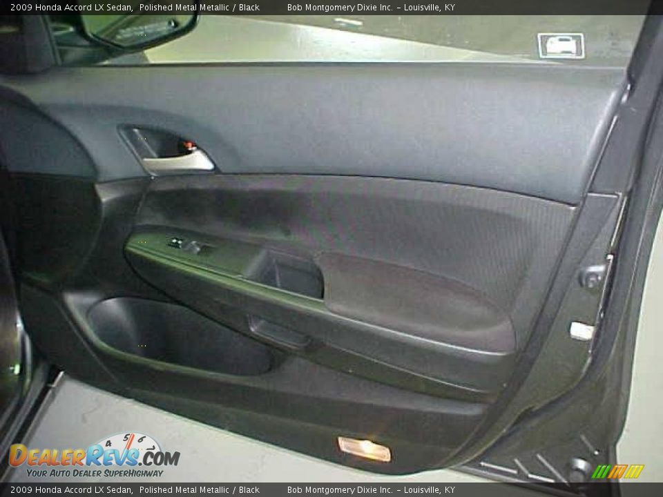 2009 Honda Accord LX Sedan Polished Metal Metallic / Black Photo #7