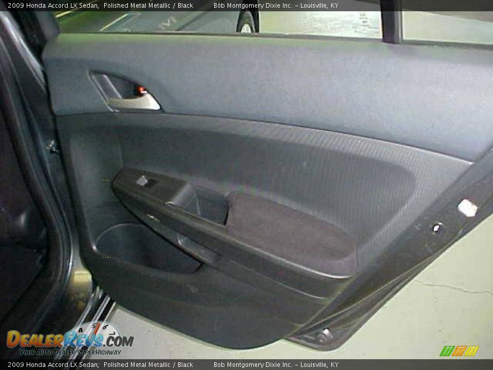 2009 Honda Accord LX Sedan Polished Metal Metallic / Black Photo #9