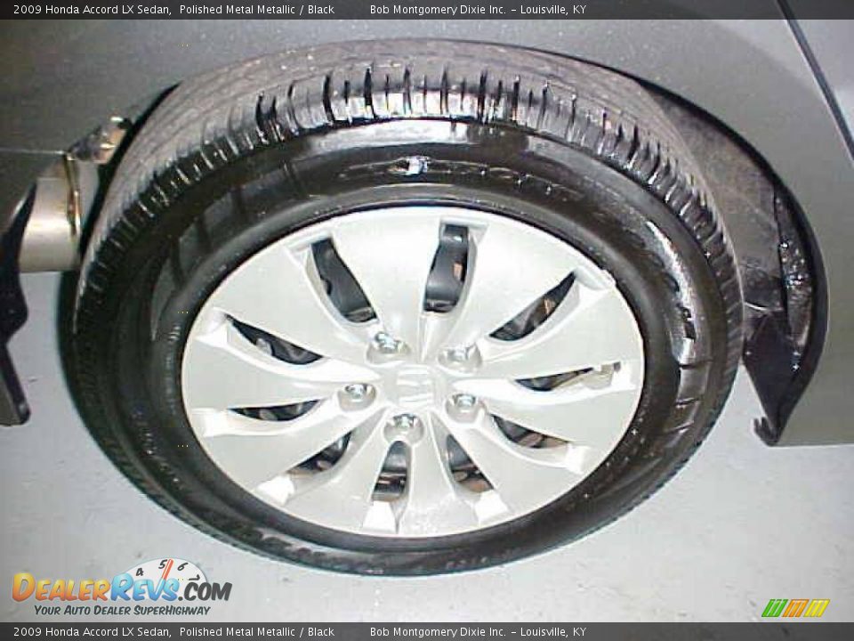 2009 Honda Accord LX Sedan Polished Metal Metallic / Black Photo #10