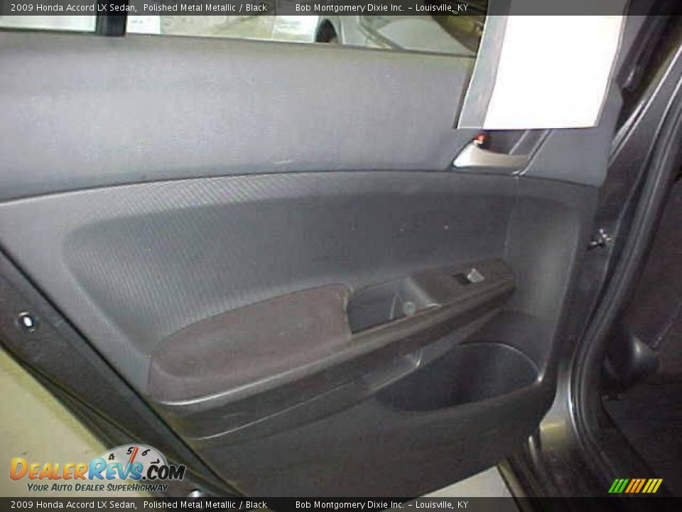2009 Honda Accord LX Sedan Polished Metal Metallic / Black Photo #11